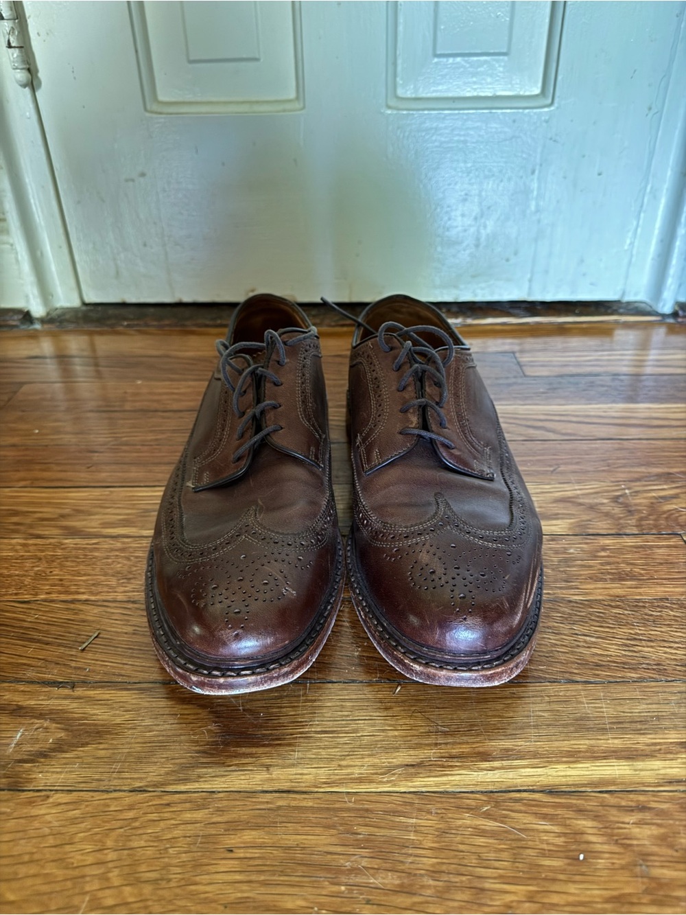 Florsheim Brown Longwing Brogue Derby Shoes 12D